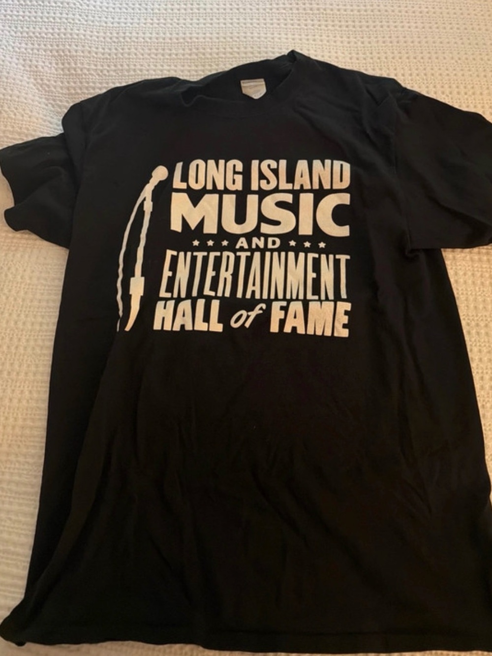 Long Island Music & Entertainment Hall of Fame Black Graphic Tee